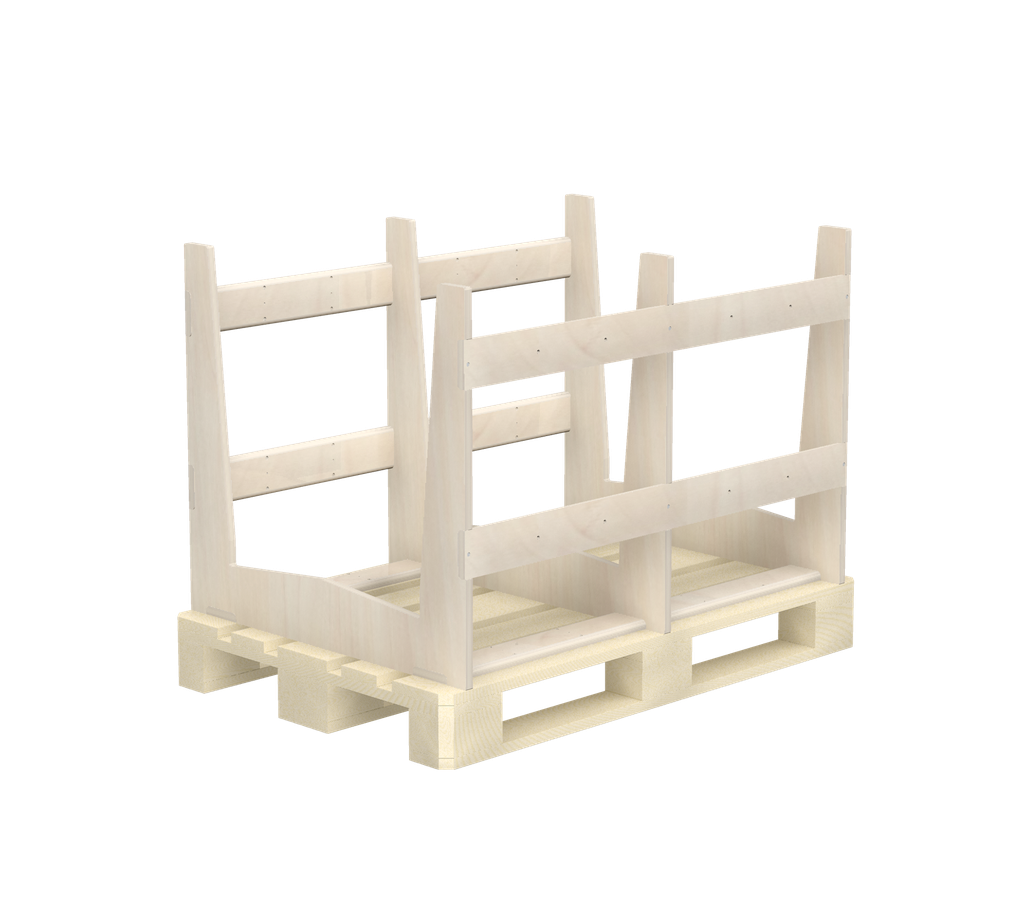 Euro Pallet U Transport Rack - SUP80.110