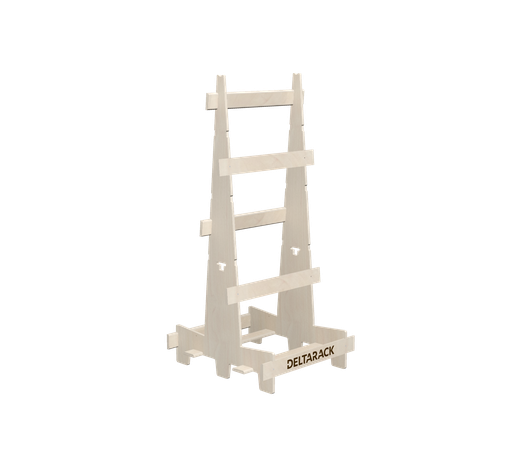 [SR80.8.76/2] Houten Glasbok - SR80.76 (Uitgebreid gebruik, 2 Staanders, 149 cm (SR))