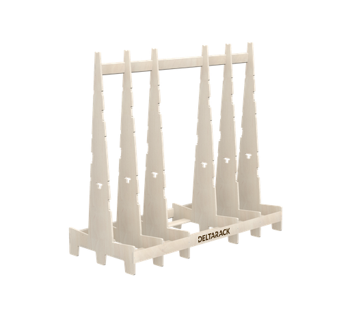 [SR80.5.180/6] Houten Glasbok - SR80.180 (Beperkt gebruik, 6 Staanders, 149 cm (SR))