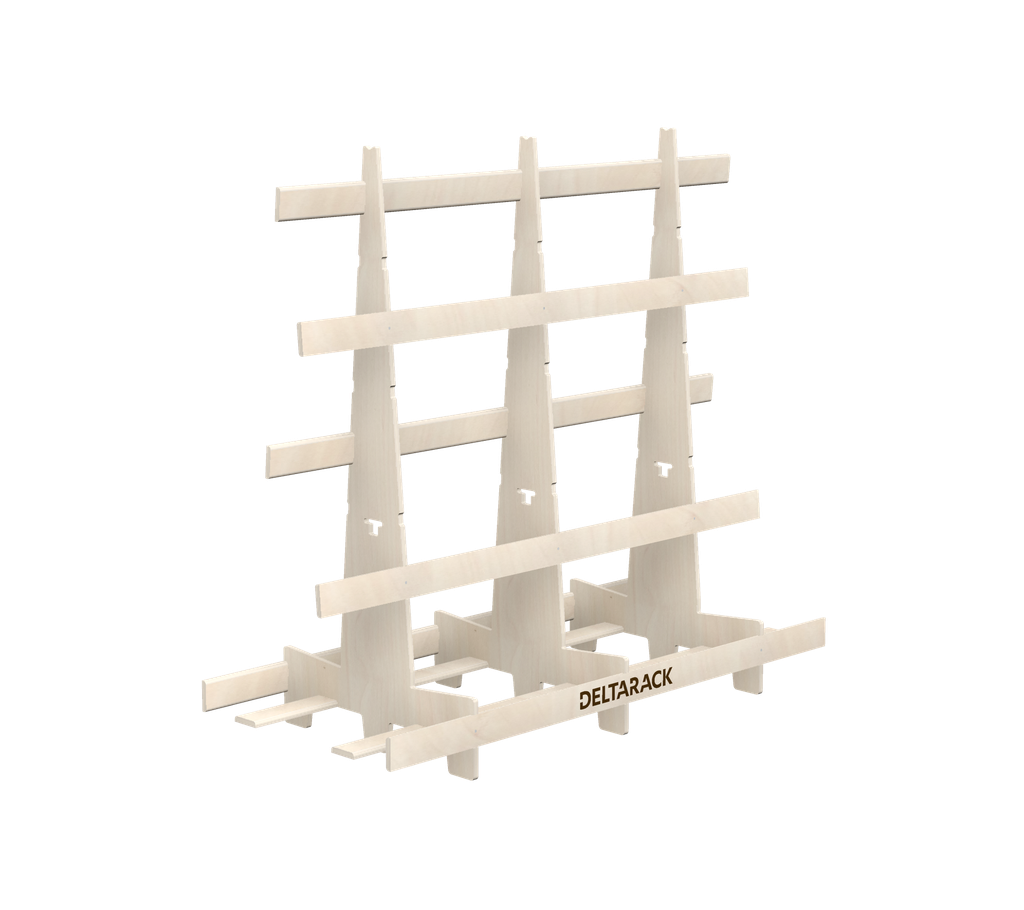 Glas Transport Rack - SR80.180 (Extensive Use, 3 Uprights, 149 cm (SR))