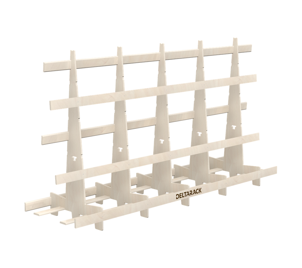 Glass Transport Rack - SR80.300 (Extensive Use, 5 Uprights, 149 cm (SR))