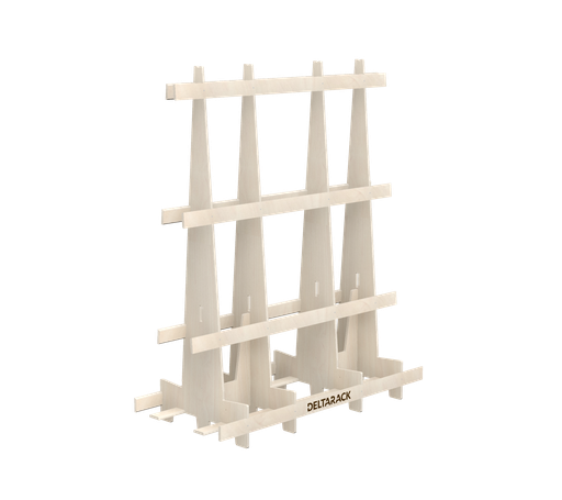 [WA80.10.180/4] Houten Transportbok - WA80.180 (Extensive Use, 4 Staanders, 199 cm (WA))