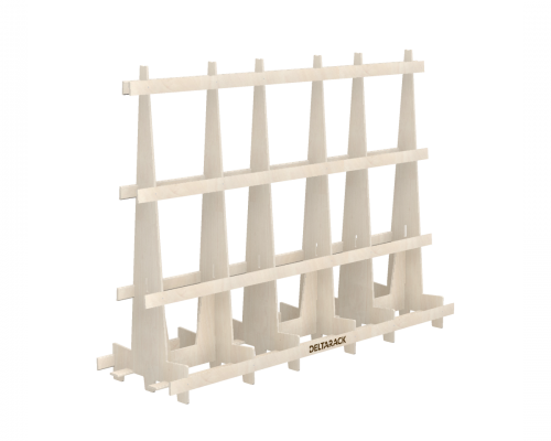 [WA80.10.300/6] Houten Transportbok - WA80.300 (Extensive Use, 6 Staanders, 199 cm (WA))