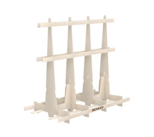 [WA120.8.240/4] Houten Transportbok - WA120.240 (Limited Use, 4 Staanders, 199 cm (WA))