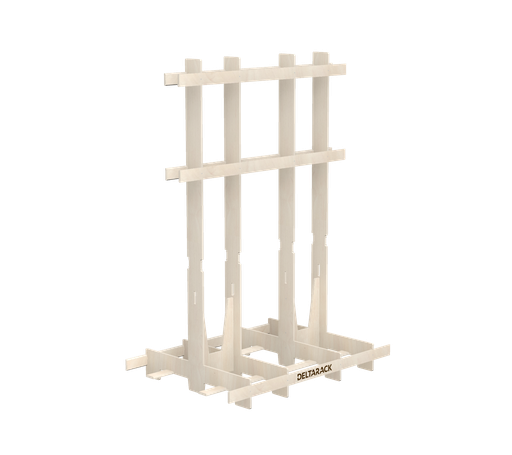 [WT120.8.180/4] Houten Transportbok - WT120.180 (8, 4 Staanders, 233 cm (WT))