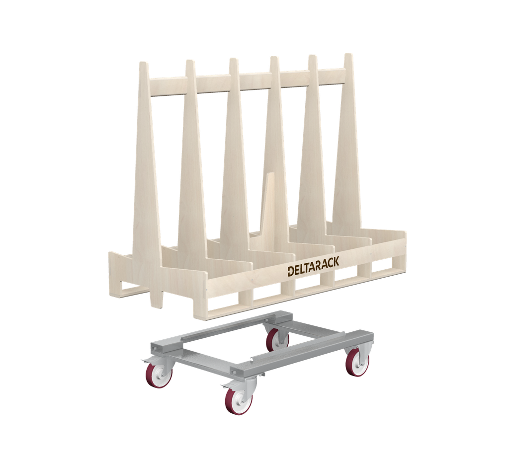 TG74.150.MTD (5, 6 Uprights, 2x Swivel Brake, 2x Fixed, 160 mm, 101 cm (SG))