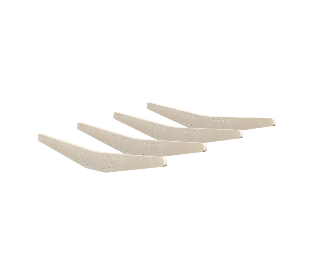[CS75 Set (4)] Soporte voladizo, juego de 4