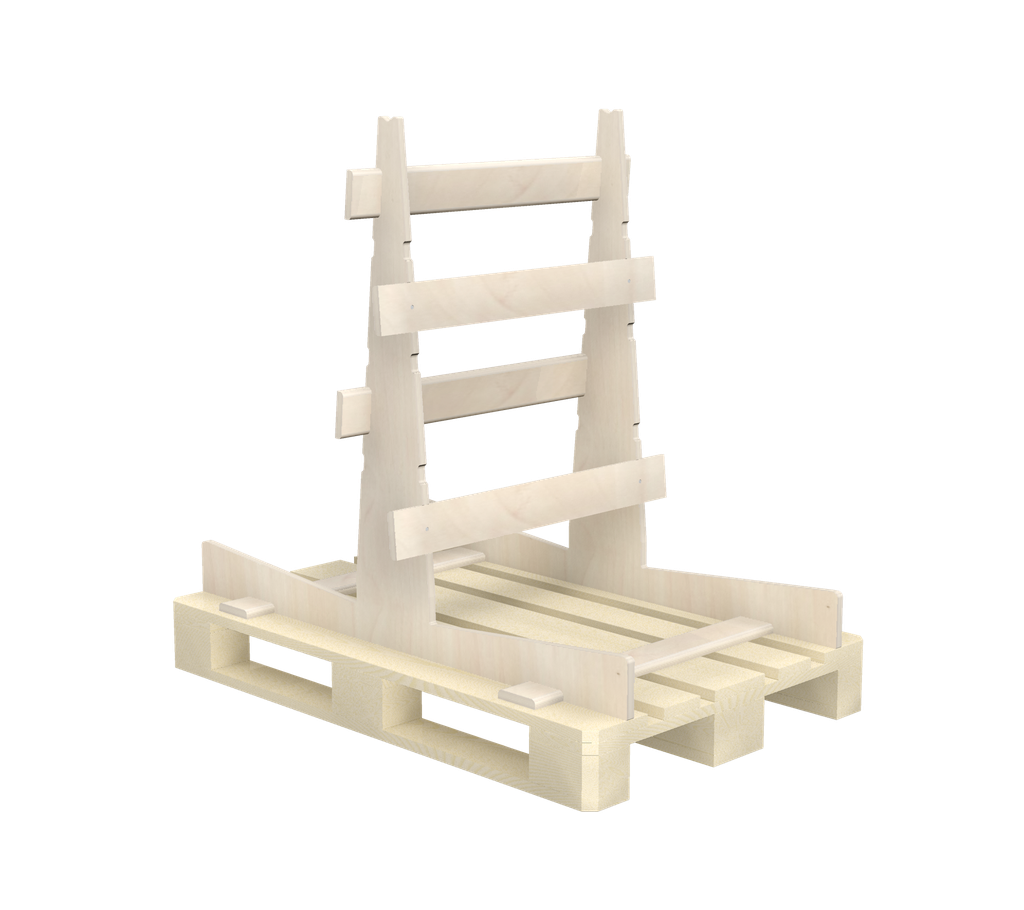 [SGP120.5.76/2] Euro Pallet Transport Rack - SGP120.76