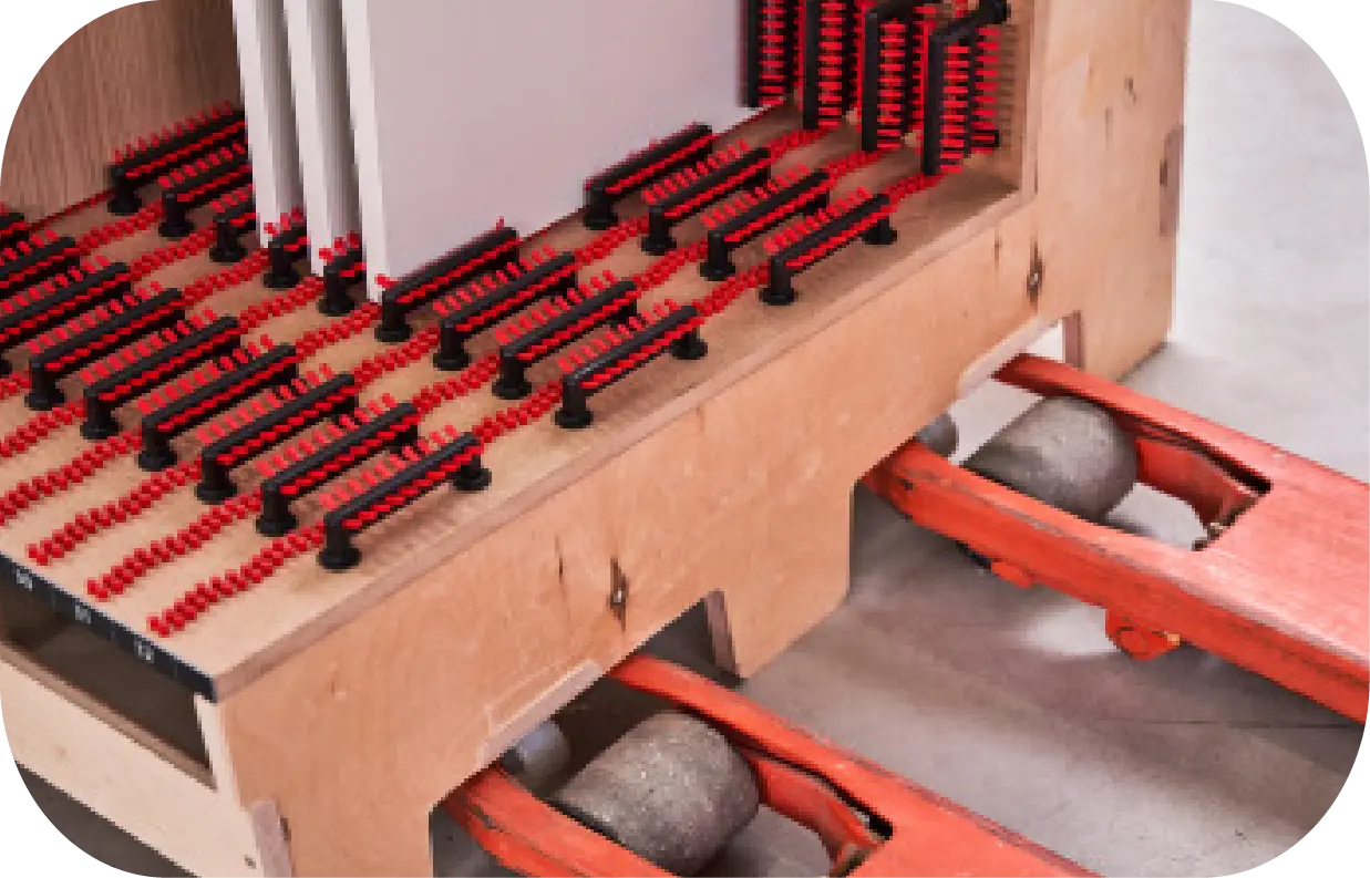 Deltarack Transport Cart with Brushes and Pallet Jack Deltarack Transport Cart with Brushes and Pallet Jack